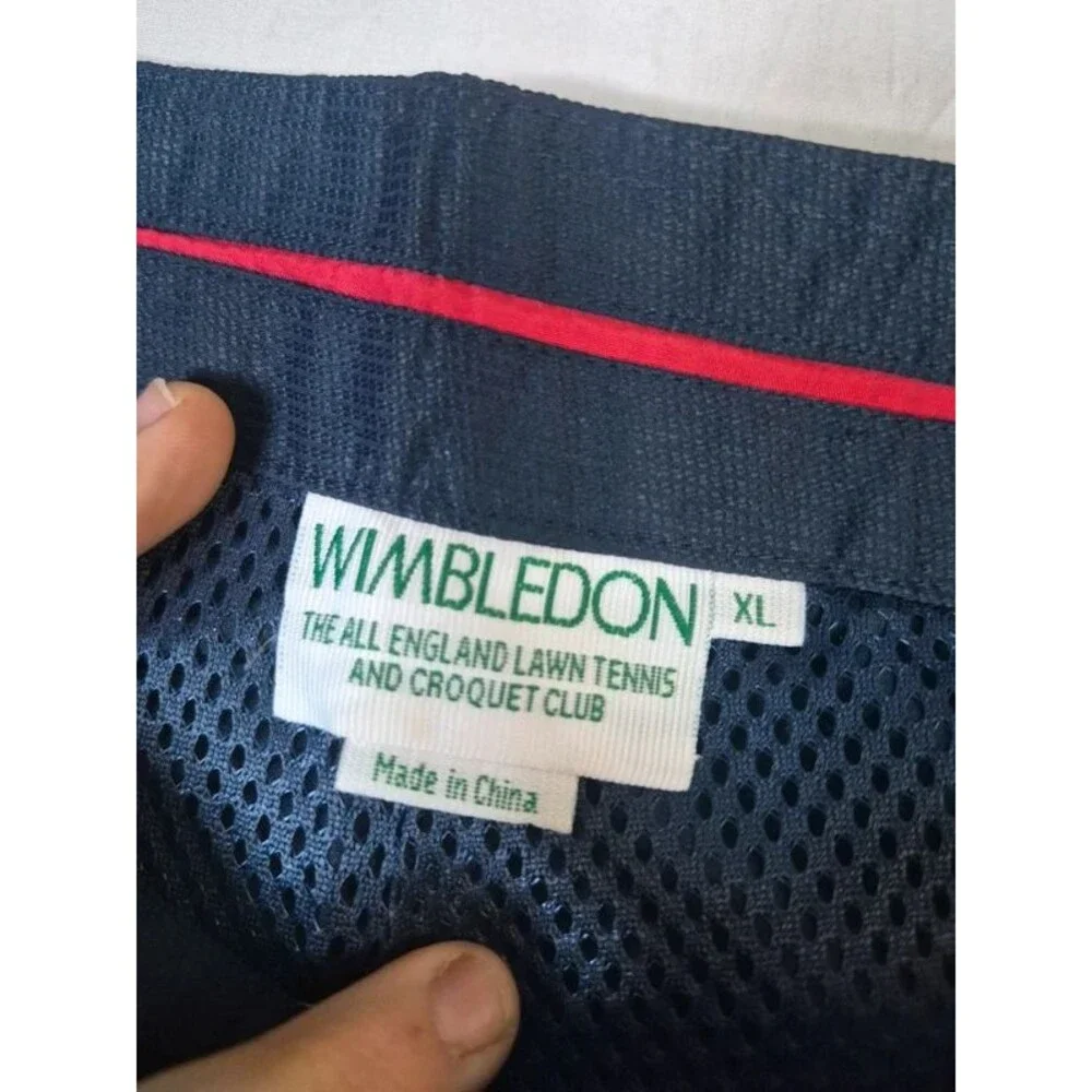 Wimbledon The Championships Shorts Mens XL Blue Official Vintage Tennis
